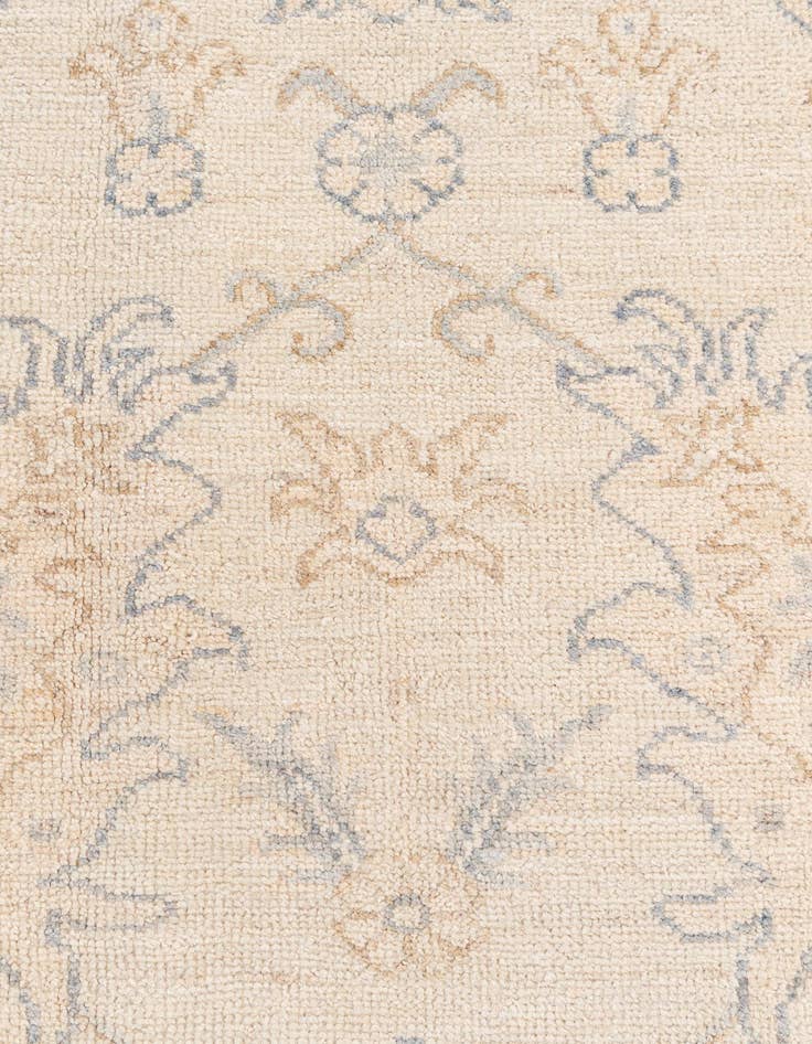 Detail image of  6' 1 x 9'  Hand Knotted Oushak Wool Rug
