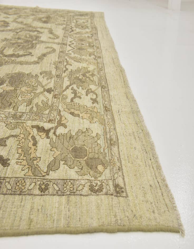 Detail image of  11' 4 x 15' 9  Hand Knotted Oushak Wool Rug