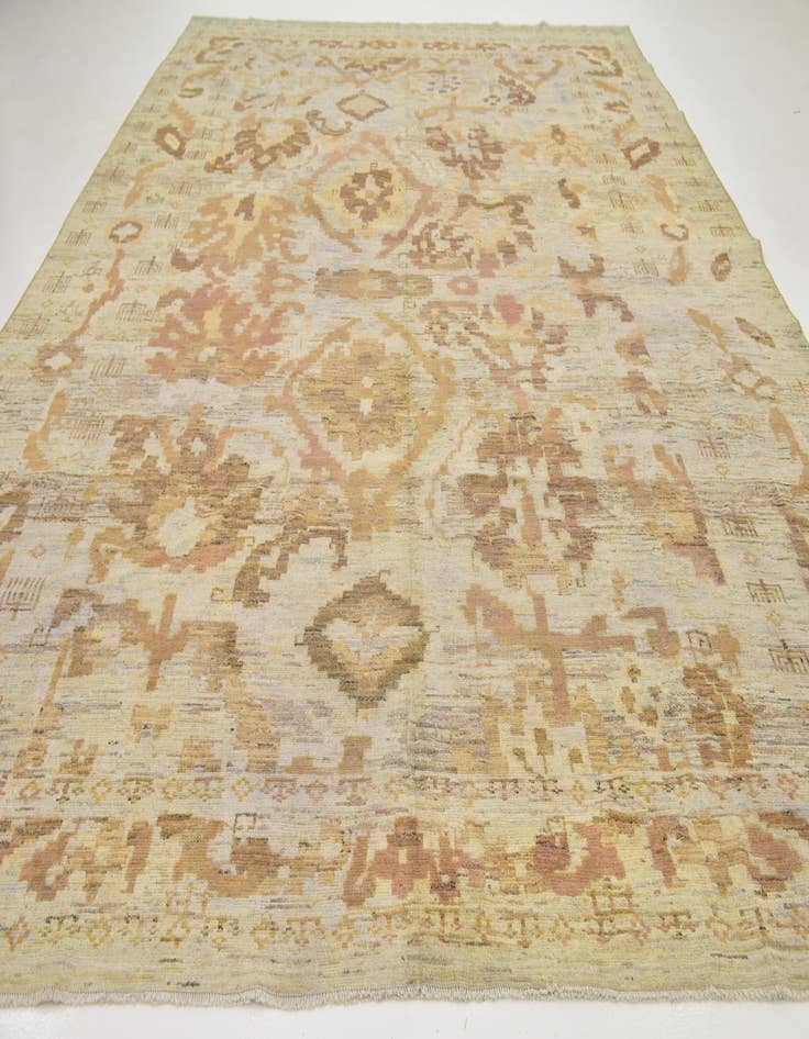 Detail image of  11' x 15' 10  Hand Knotted Oushak Wool Rug