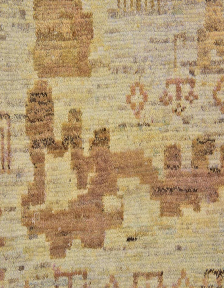 Detail image of  11' x 15' 10  Hand Knotted Oushak Wool Rug
