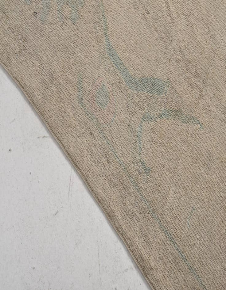 Detail image of  9' 6 x 13' 5  Hand Knotted Oushak Wool Rug