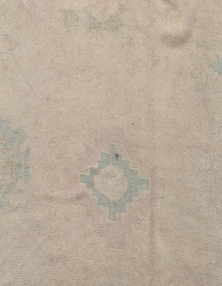 Detail image of  9' 6 x 13' 5  Hand Knotted Oushak Wool Rug