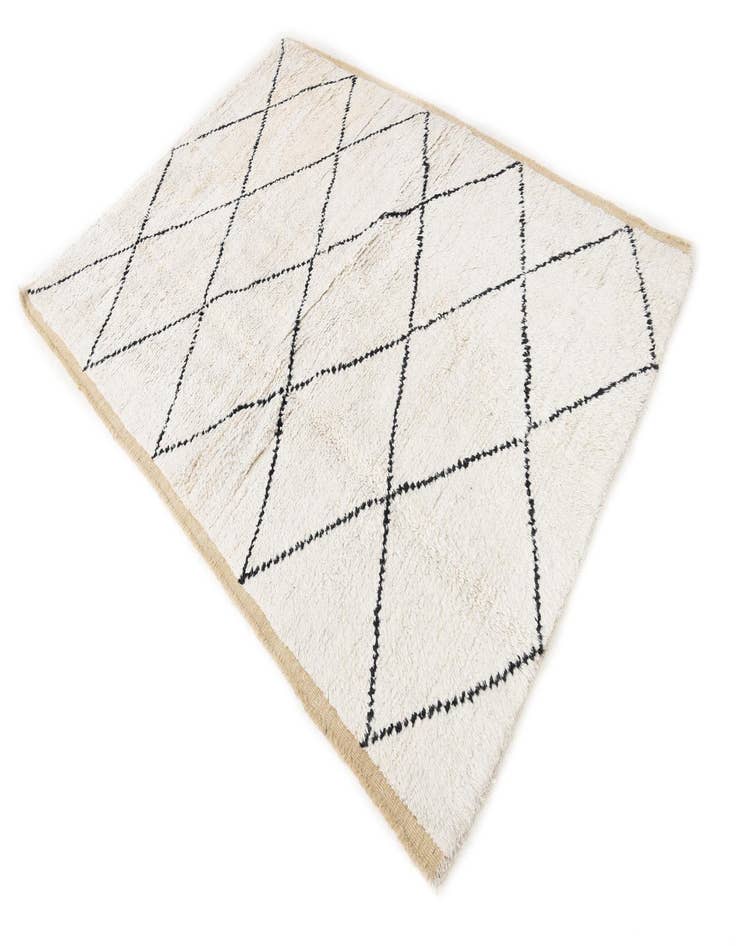 Detail image of  5' 2 x 7' 1  Hand Knotted Oushak Wool Rug