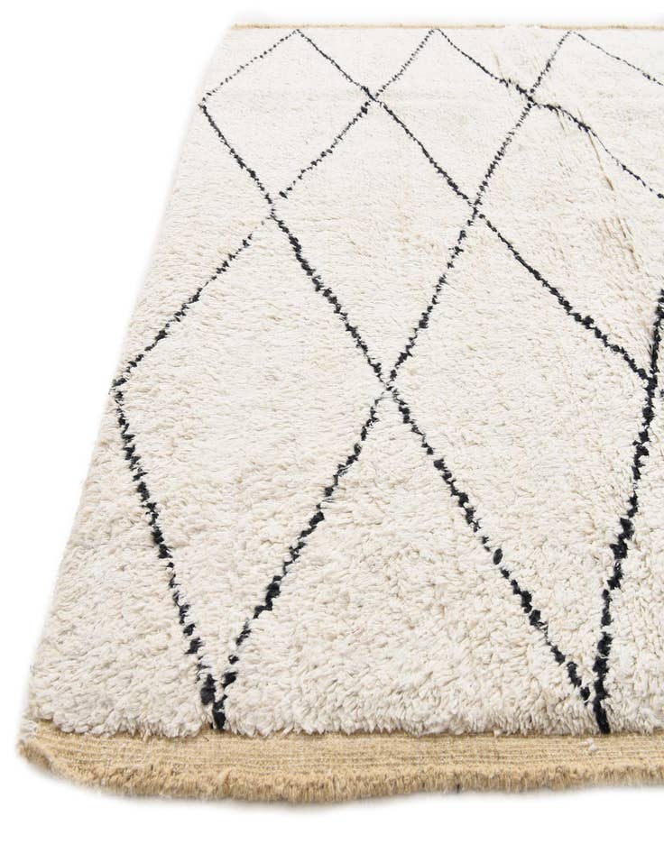 Detail image of  5' 2 x 7' 1  Hand Knotted Oushak Wool Rug