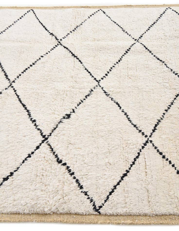 Detail image of  5' 2 x 7' 1  Hand Knotted Oushak Wool Rug