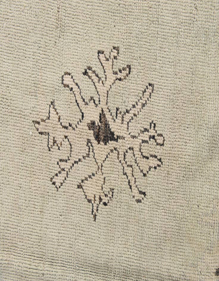 Detail image of  9' x 11' 3  Hand Knotted Oushak Wool Rug