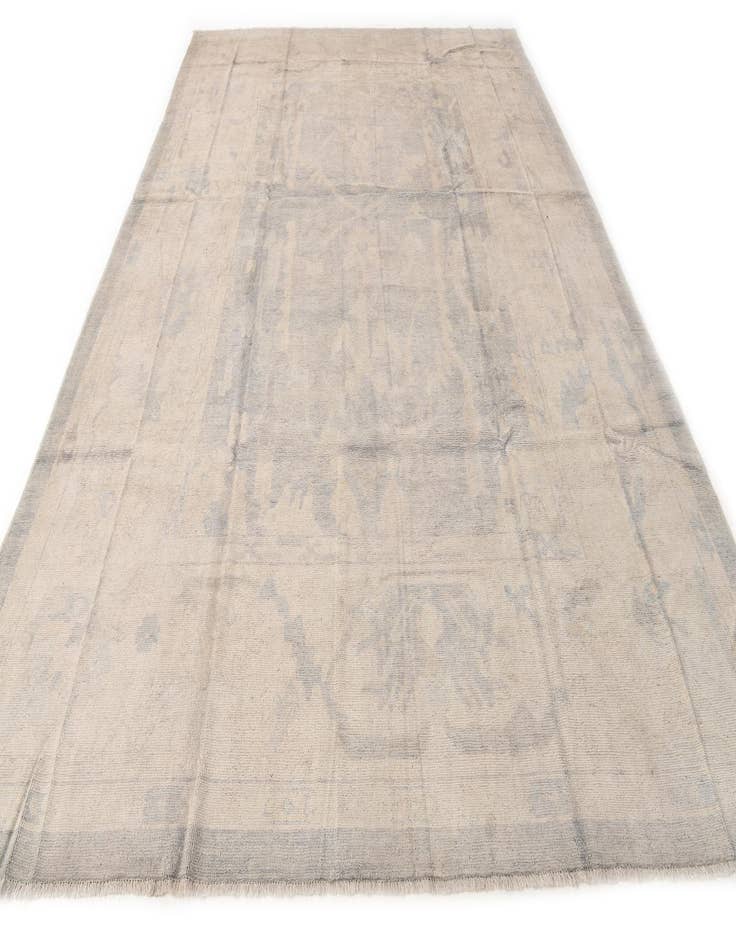 Detail image of  9' 7 x 13' 4  Hand Knotted Oushak Wool Rug