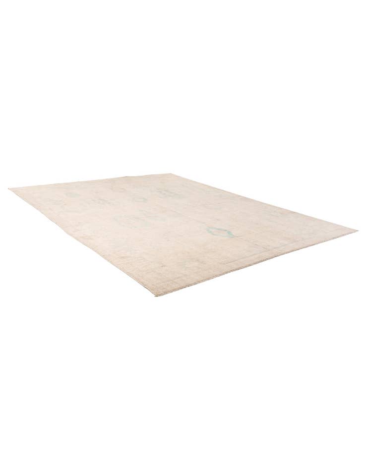 Detail image of  8' 7 x 11' 6  Hand Knotted Oushak Wool Rug