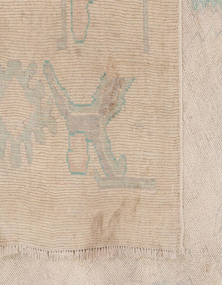 Detail image of  8' 7 x 11' 6  Hand Knotted Oushak Wool Rug