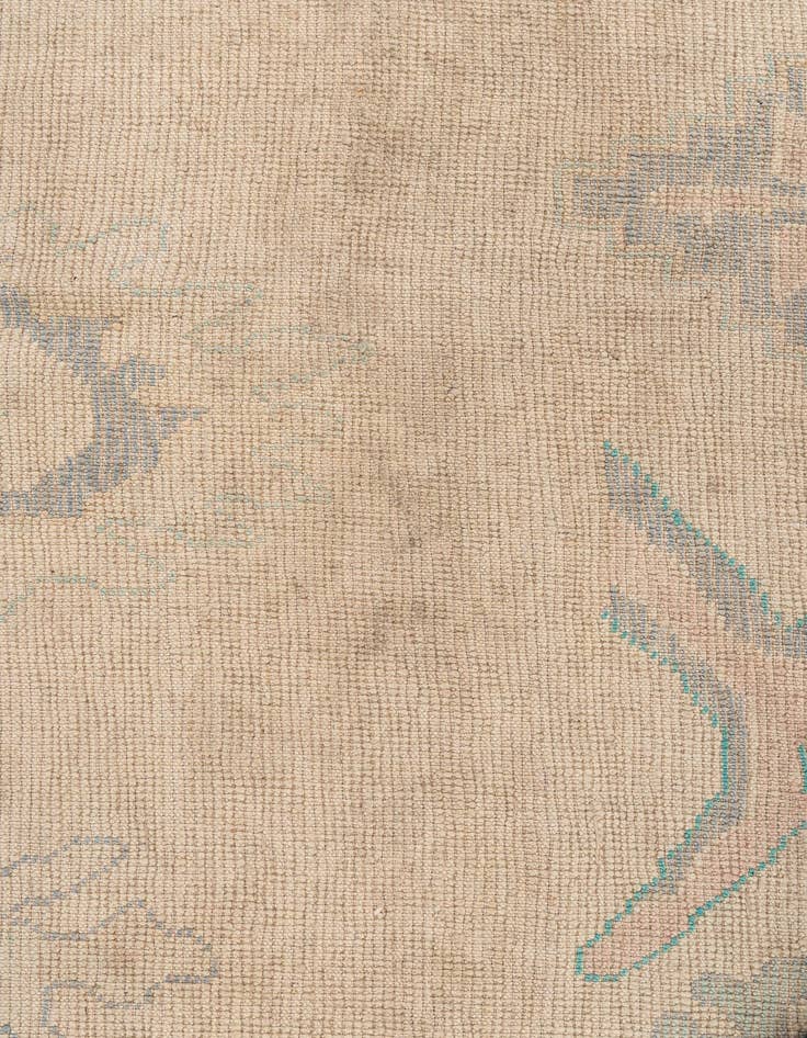 Detail image of  8' 7 x 11' 6  Hand Knotted Oushak Wool Rug