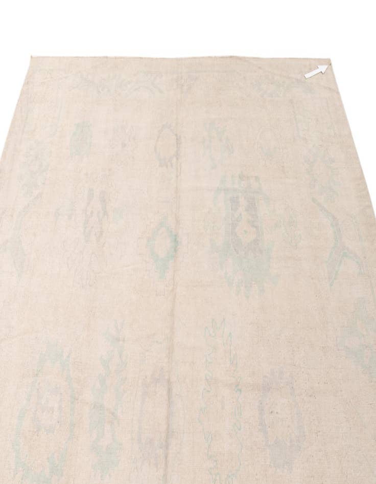 Detail image of  8' 7 x 11' 6  Hand Knotted Oushak Wool Rug