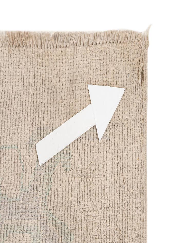 Detail image of  8' 7 x 11' 6  Hand Knotted Oushak Wool Rug