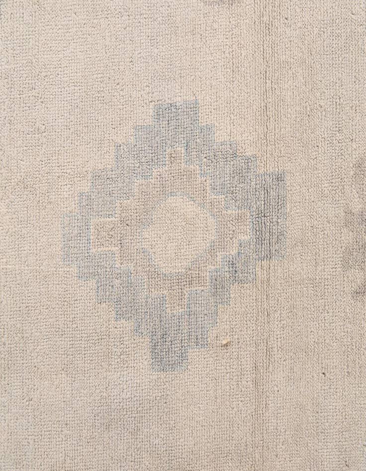 Detail image of  9' x 11' 4  Hand Knotted Oushak Wool Rug