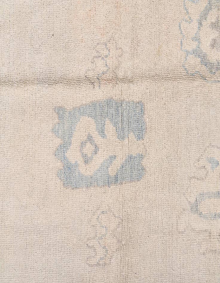 Detail image of  9' x 11' 4  Hand Knotted Oushak Wool Rug
