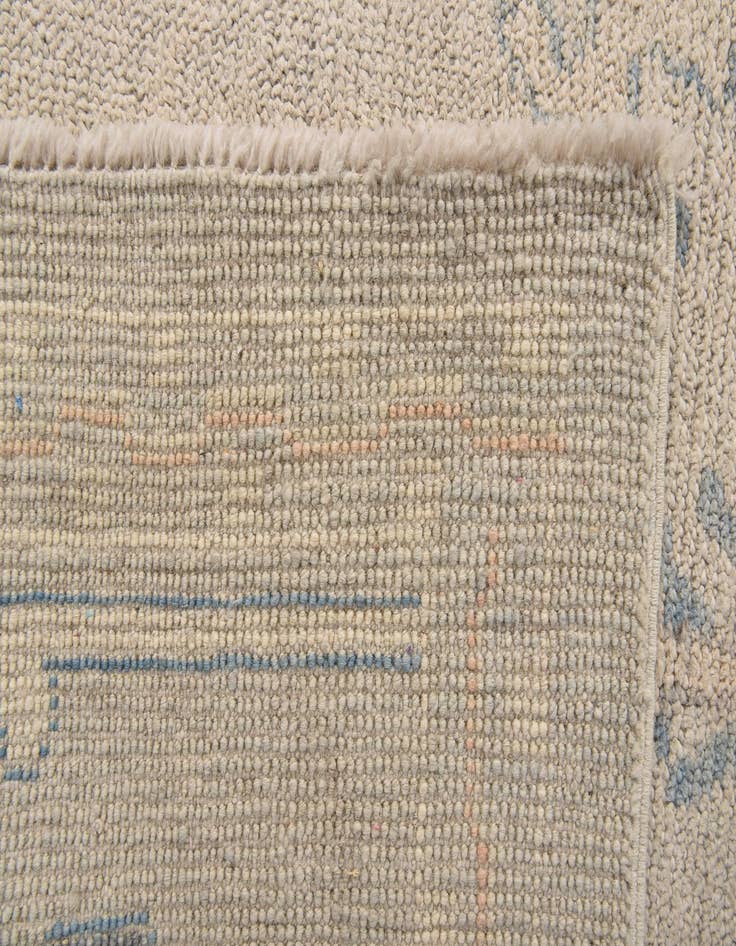 Detail image of  9' x 11' 4  Hand Knotted Oushak Wool Rug