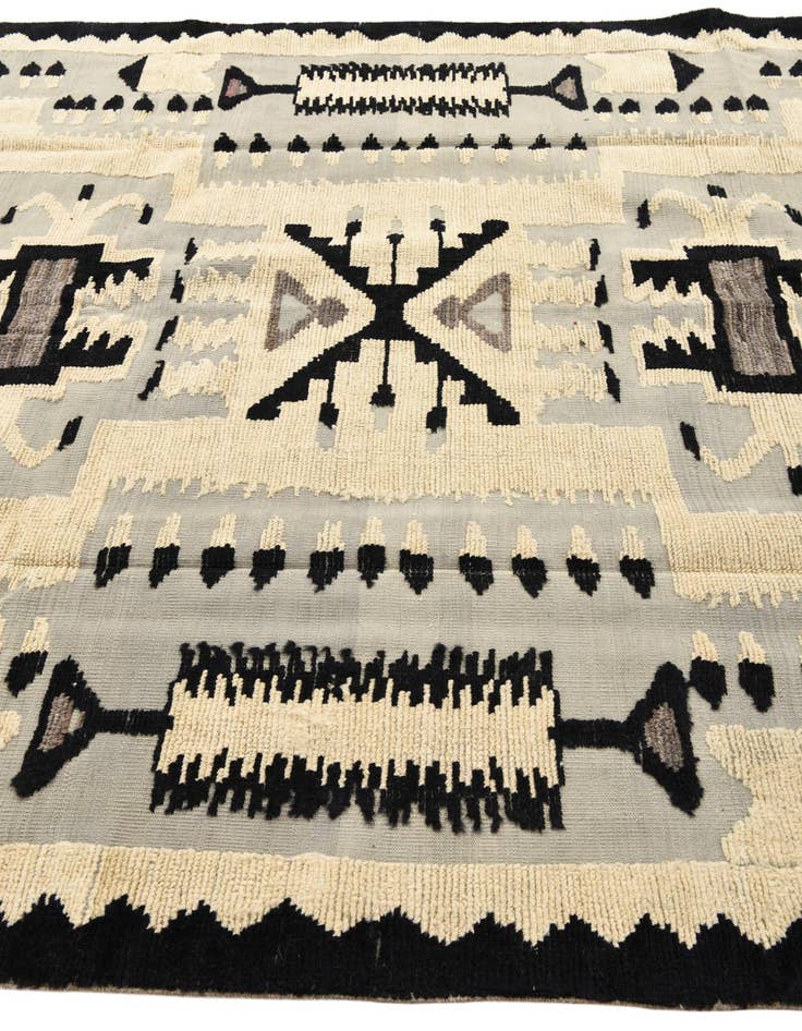 Detail image of  7' 8 x 10' 7  Hand Knotted Oushak Wool Rug