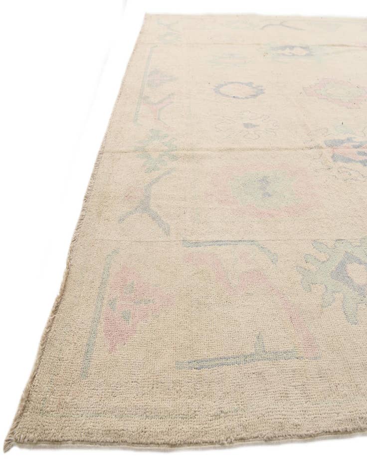 Detail image of  8' 10 x 11' 5  Hand Knotted Oushak Wool Rug