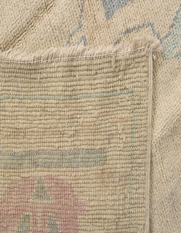 Detail image of  8' 10 x 11' 5  Hand Knotted Oushak Wool Rug