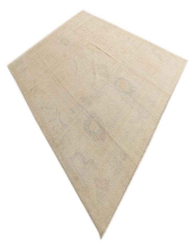 Detail image of  8' 10 x 11' 6  Hand Knotted Oushak Wool Rug
