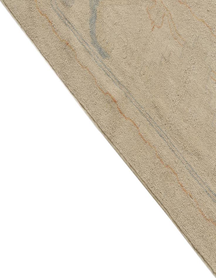 Detail image of  9' 8 x 13' 1  Hand Knotted Oushak Wool Rug