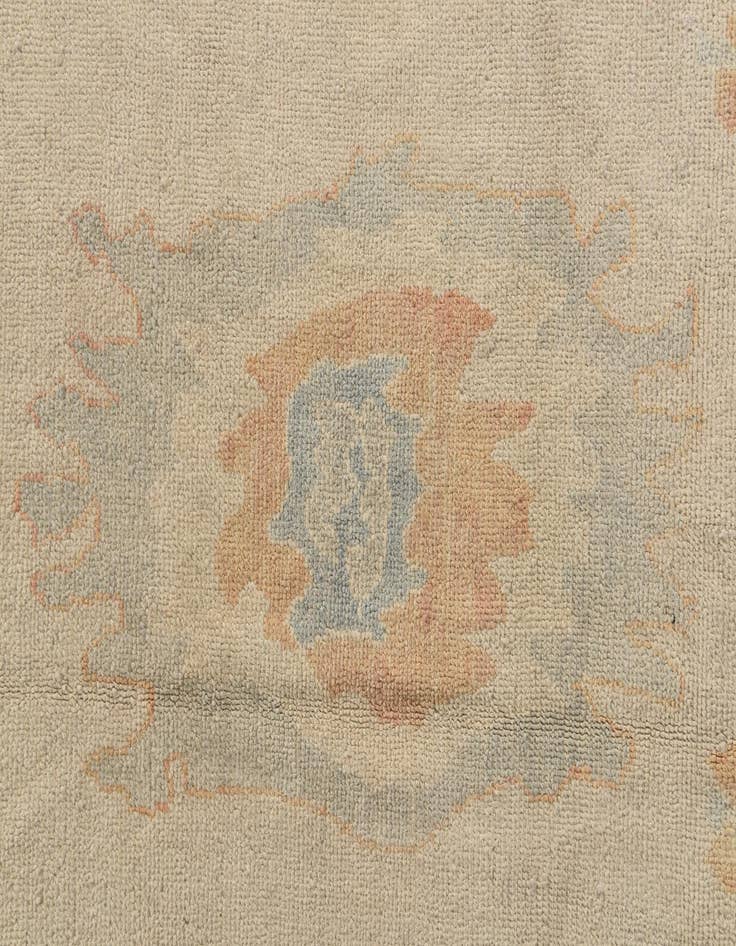 Detail image of  9' 8 x 13' 1  Hand Knotted Oushak Wool Rug