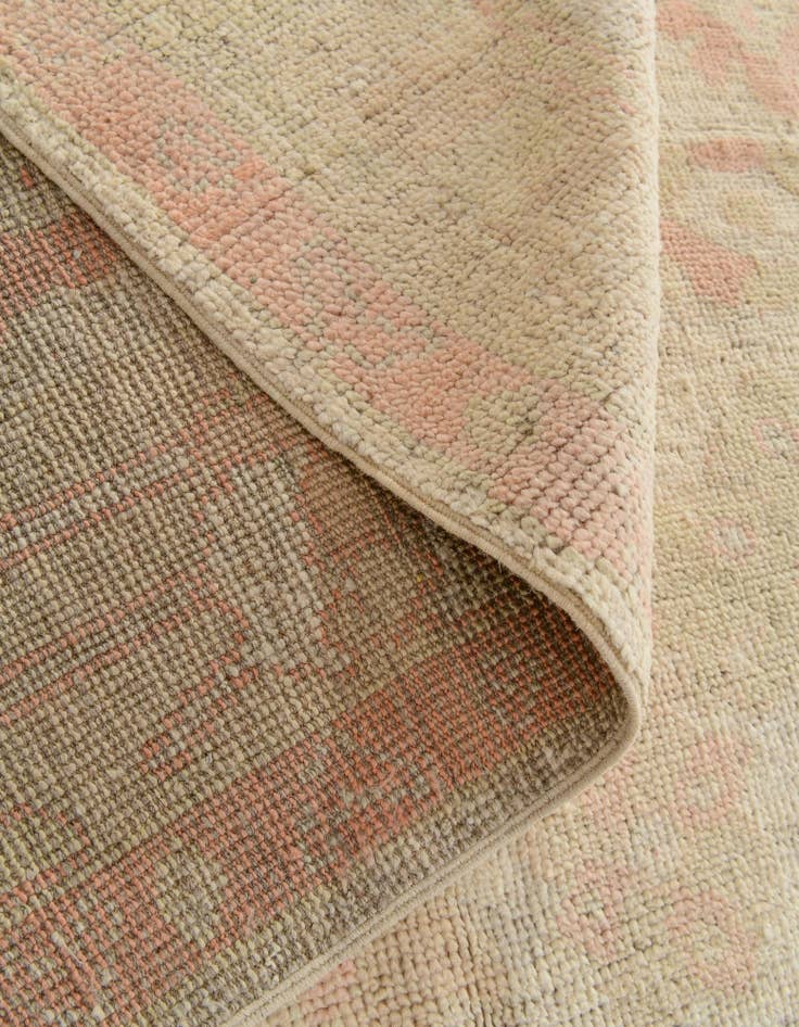 Detail image of  5' 2 x 7' 4  Hand Knotted Oushak Wool Rug