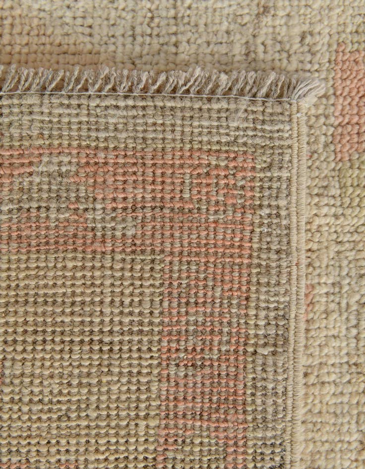 Detail image of  5' 2 x 7' 4  Hand Knotted Oushak Wool Rug
