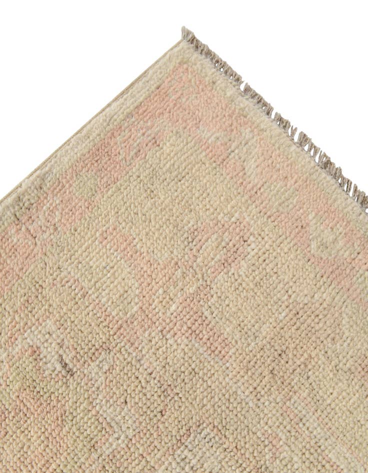 Detail image of  5' 2 x 7' 4  Hand Knotted Oushak Wool Rug