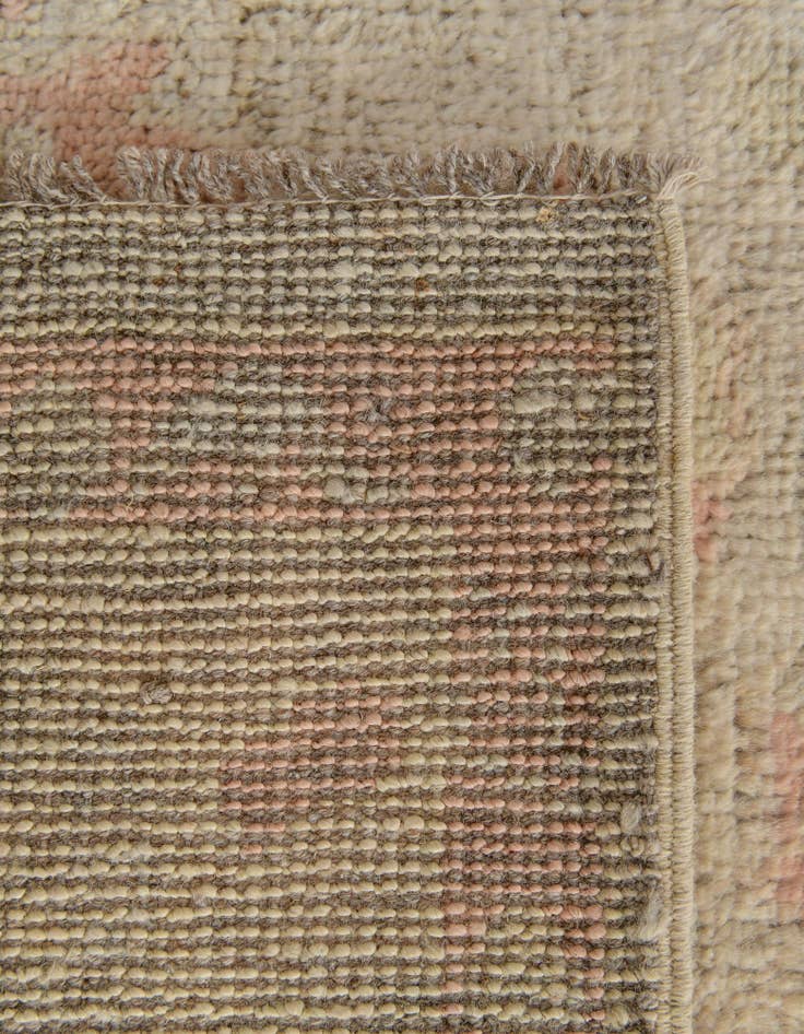 Detail image of  4' 2 x 5' 11  Hand Knotted Oushak Wool Rug