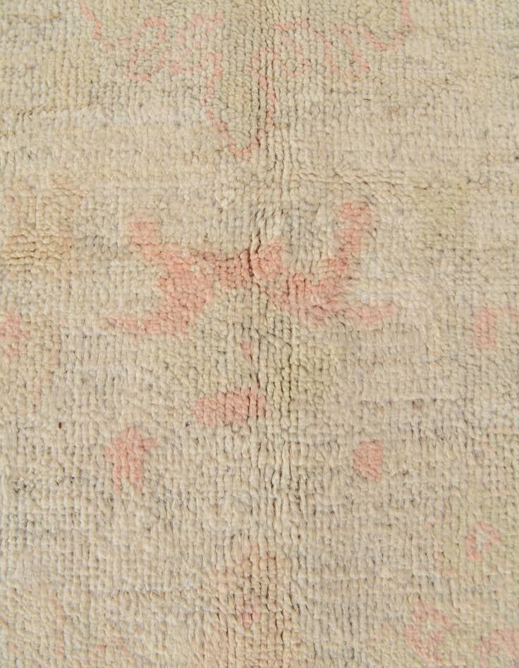 Detail image of  4' 2 x 5' 11  Hand Knotted Oushak Wool Rug