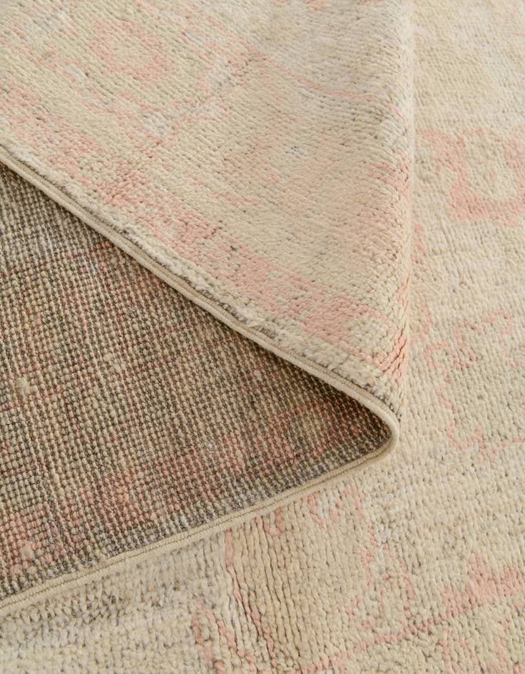 Detail image of  4' 2 x 5' 11  Hand Knotted Oushak Wool Rug