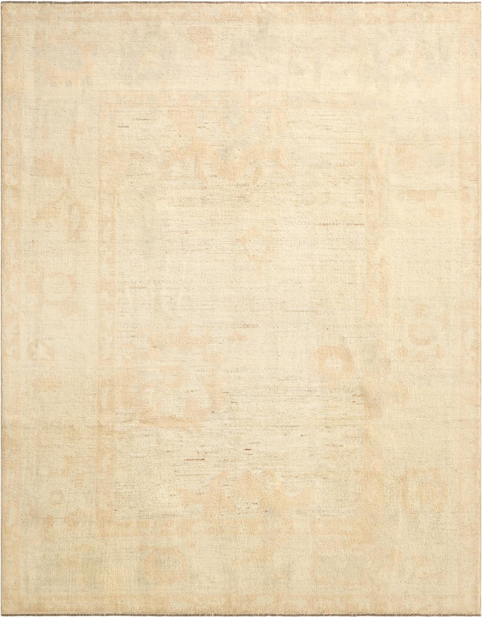 8' x 10' Hand Knotted Oushak Wool Rug