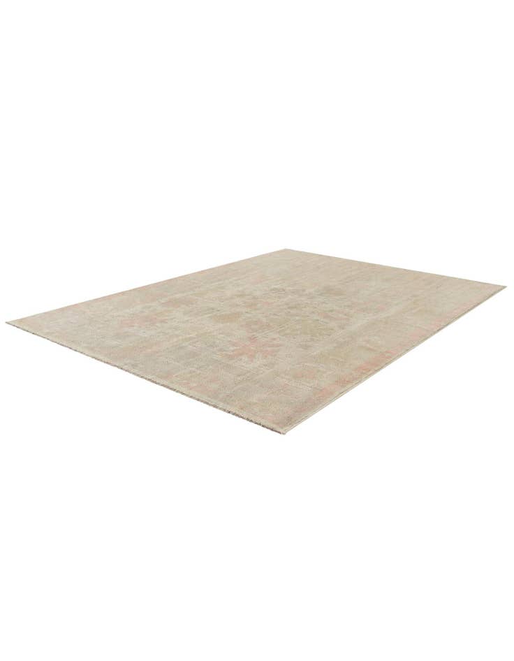 Detail image of  5' 1 x 6' 11  Hand Knotted Oushak Wool Rug