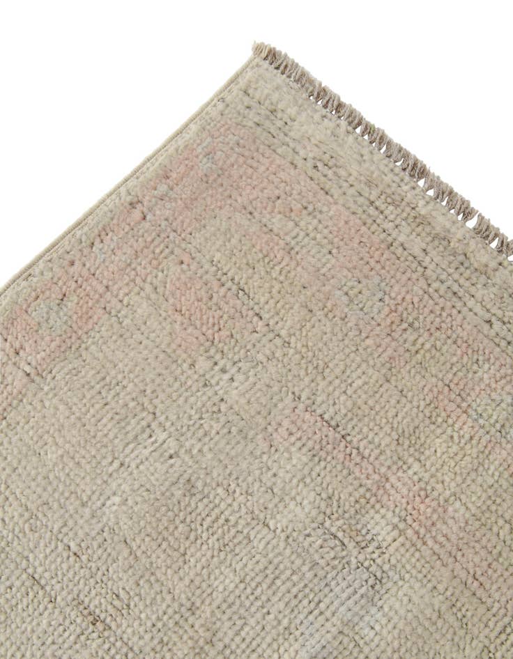 Detail image of  5' 1 x 6' 11  Hand Knotted Oushak Wool Rug