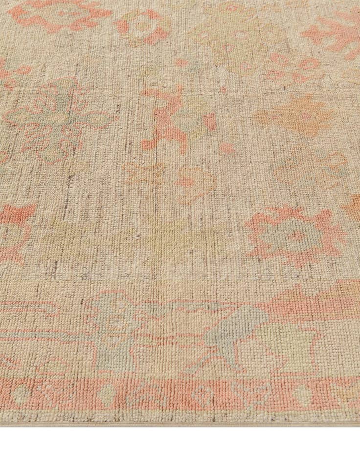 Detail image of  5' 1 x 7' 1  Hand Knotted Oushak Wool Rug