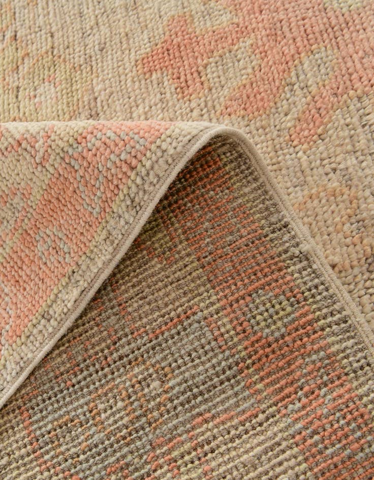 Detail image of  5' 1 x 7' 1  Hand Knotted Oushak Wool Rug