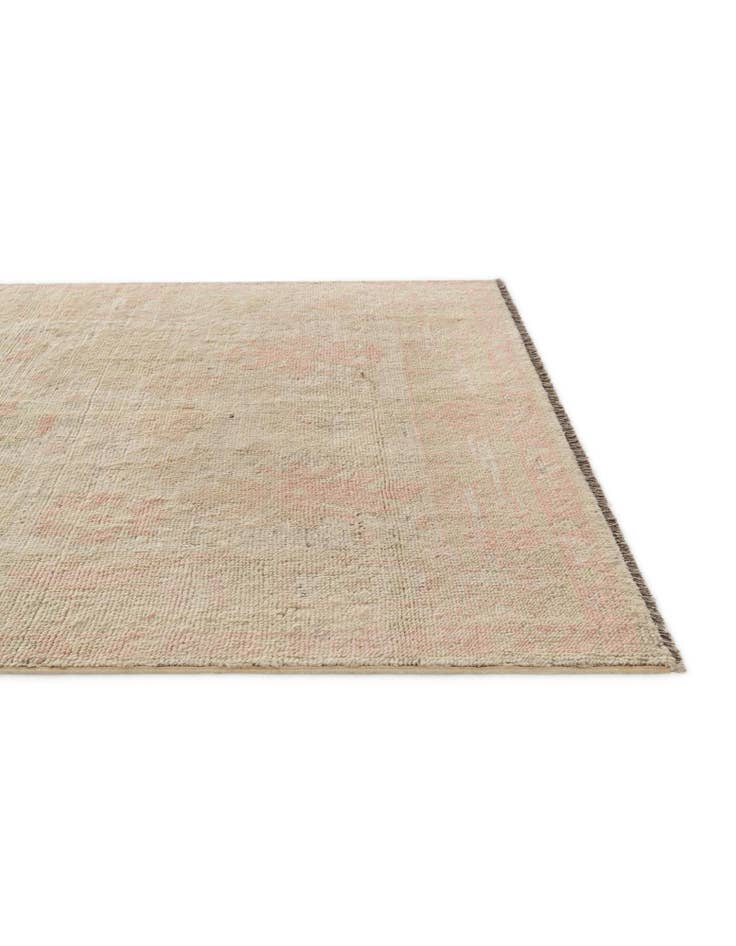 Detail image of  4' 2 x 6' 1  Hand Knotted Oushak Wool Rug