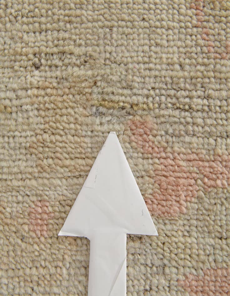 Detail image of  4' 2 x 6' 1  Hand Knotted Oushak Wool Rug