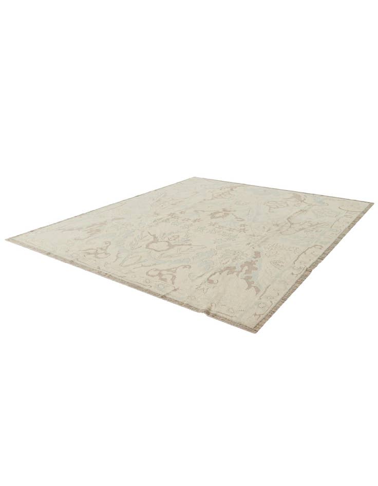Detail image of 8' 3 x 10' 3 Hand Knotted Oushak Wool Rug