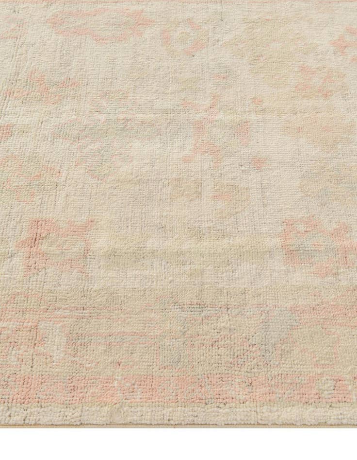 Detail image of  4' 2 x 6' 3  Hand Knotted Oushak Wool Rug