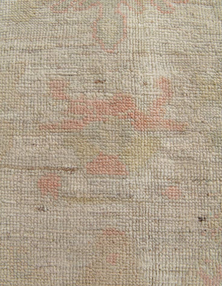 Detail image of  5' 4 x 6' 10  Hand Knotted Oushak Wool Rug