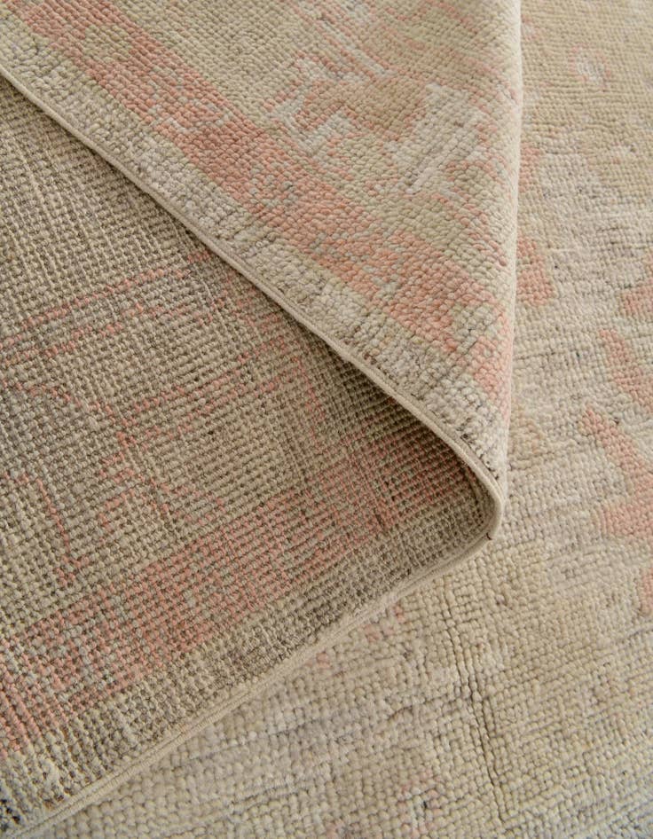 Detail image of  5' 4 x 6' 10  Hand Knotted Oushak Wool Rug