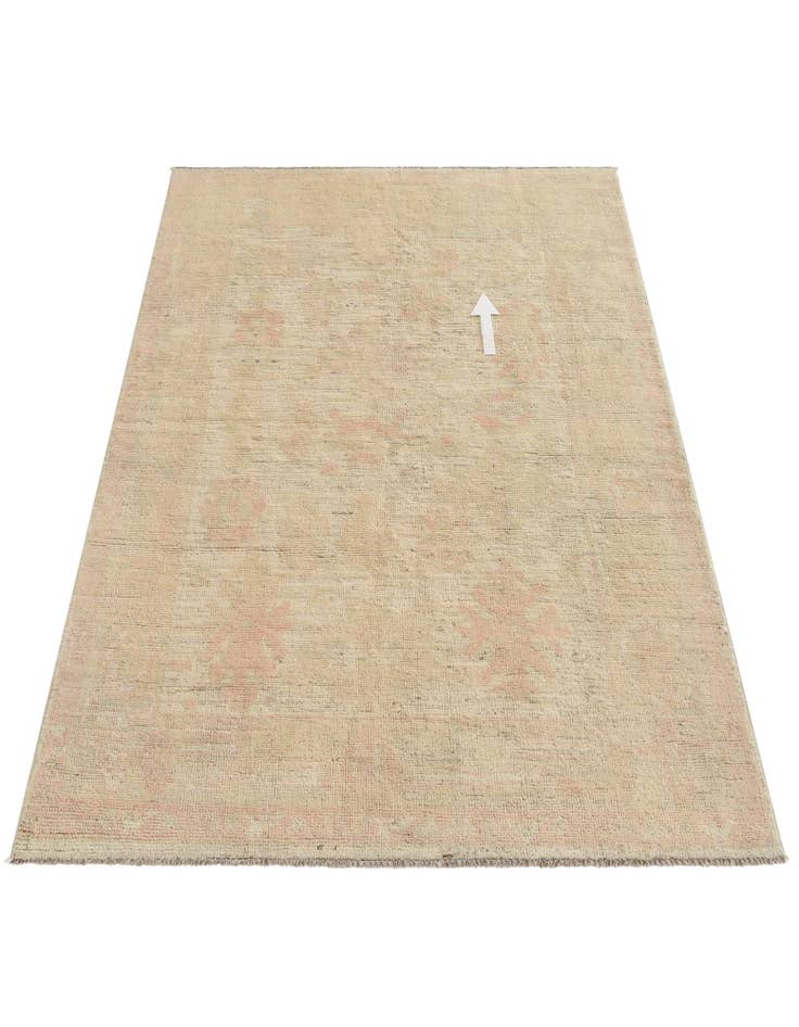 Detail image of  5' x 7' 3  Hand Knotted Oushak Wool Rug