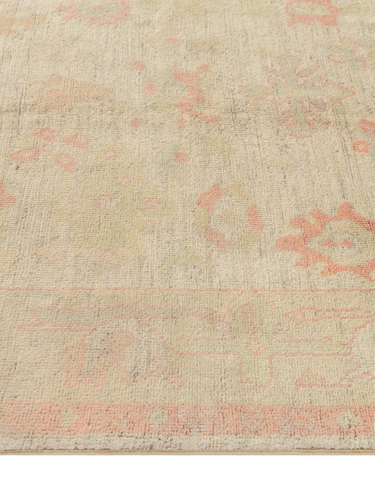 Detail image of  5' 2 x 7' 4  Hand Knotted Oushak Wool Rug