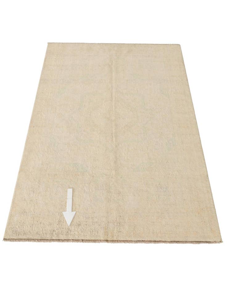 Detail image of  4' 4 x 6' 3  Hand Knotted Oushak Wool Rug