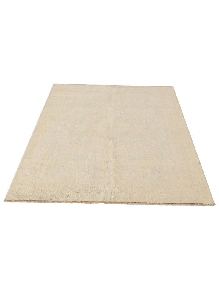 Detail image of  4' 4 x 6' 3  Hand Knotted Oushak Wool Rug