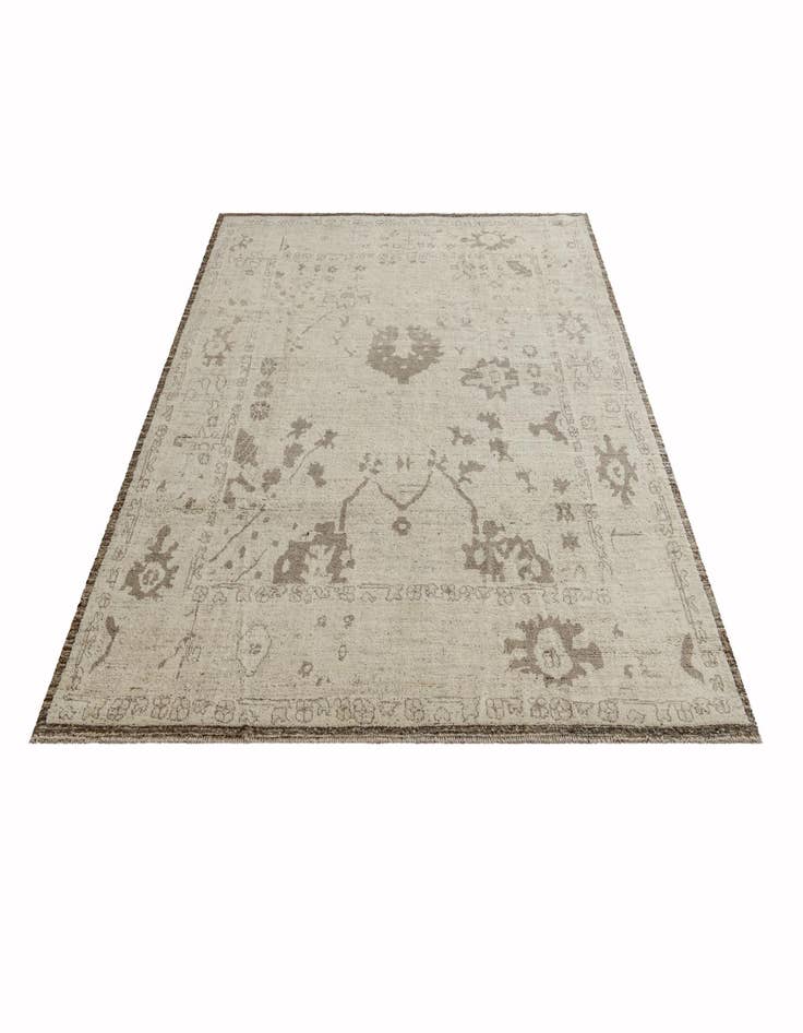 Detail image of 8' 3 x 10' 1 Hand Knotted Oushak Wool Rug