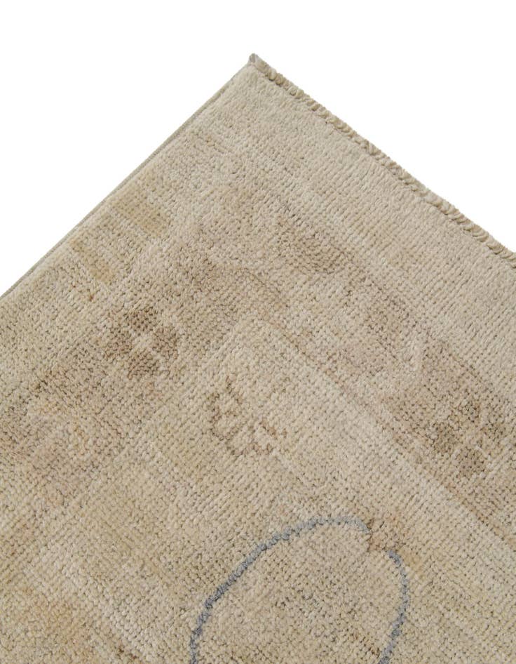 Detail image of 9' 10 x 13' 6 Hand Knotted Oushak Wool Rug