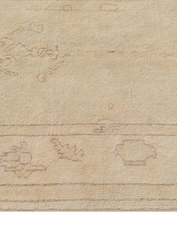 Detail image of  4' 3 x 6'  Hand Knotted Oushak Wool Rug
