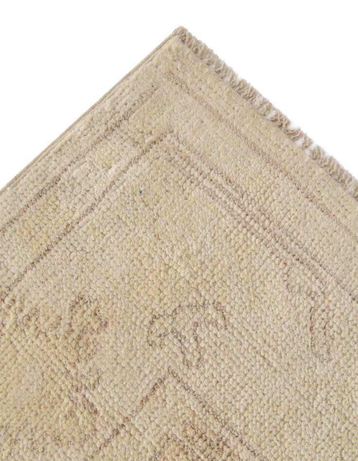 Detail image of  4' 3 x 6'  Hand Knotted Oushak Wool Rug